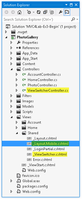 Photo Gallery project with mobile support Photo Gallery project with mobile support