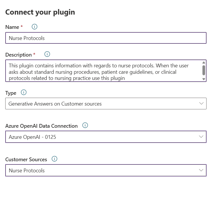 A screenshot of a customer sources with nurse protocol info