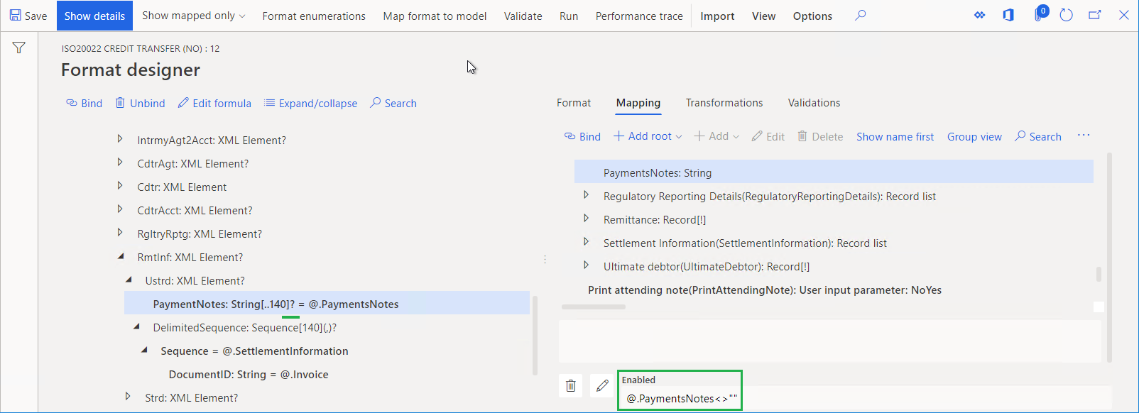 Expression for the PaymentNotes component.
