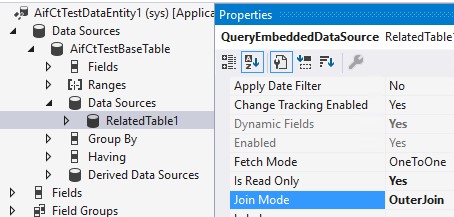 Screenshot of Data Sources Join Mode.