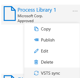 VSTS Sync1 VSTS Sync1.