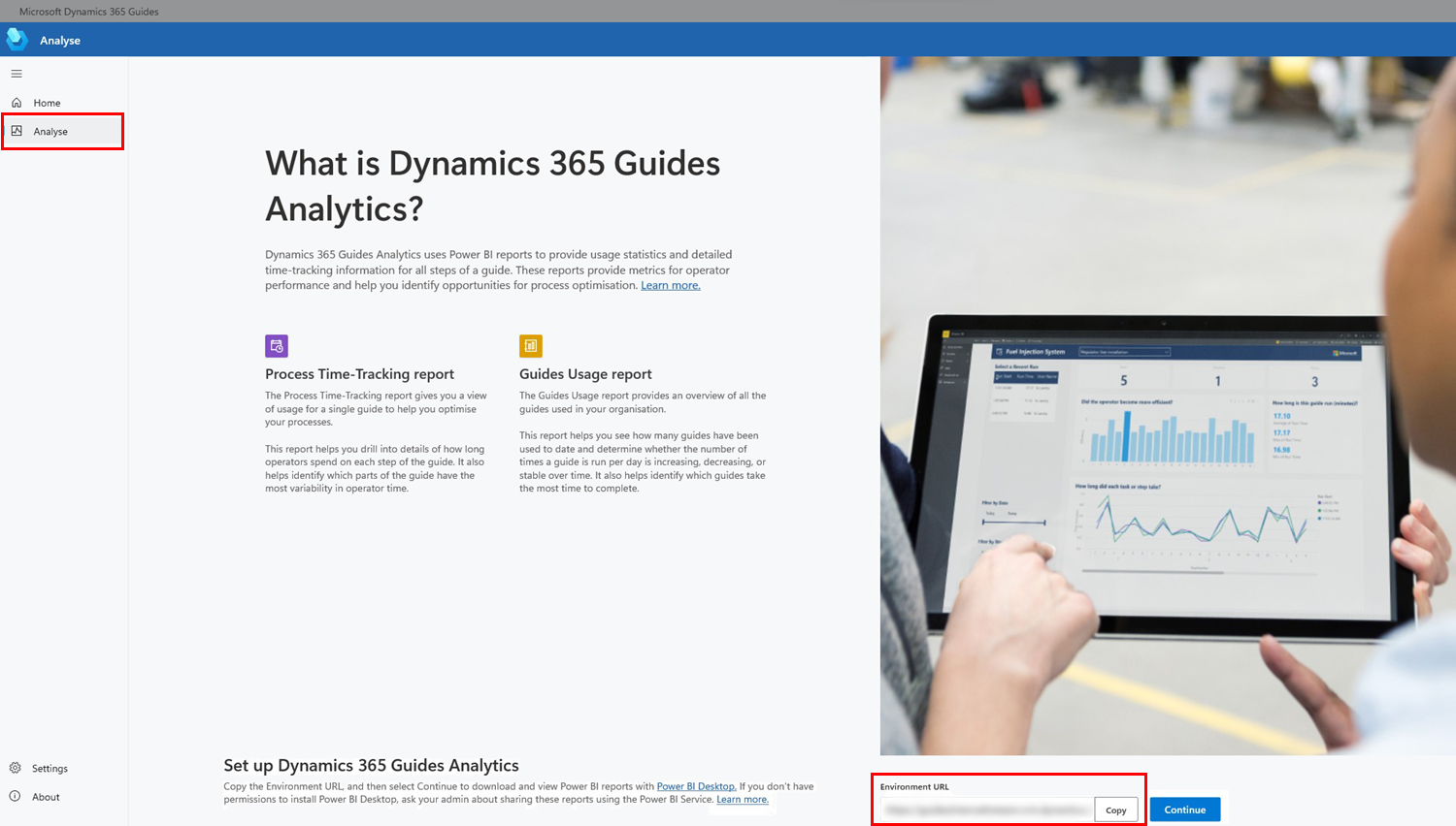 Environment URL value highlighted Environment URL value highlighted.