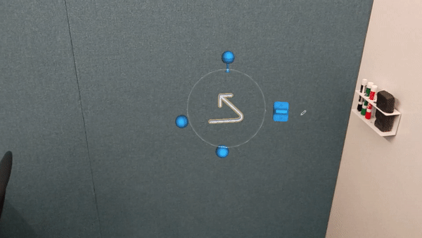 Rotate right by using touch Rotate right by using touch.