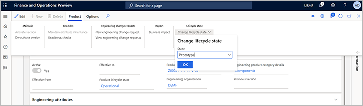 Changing the lifecycle state Changing the lifecycle state.