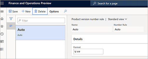 Adding a product version number rule Adding a product version number rule.