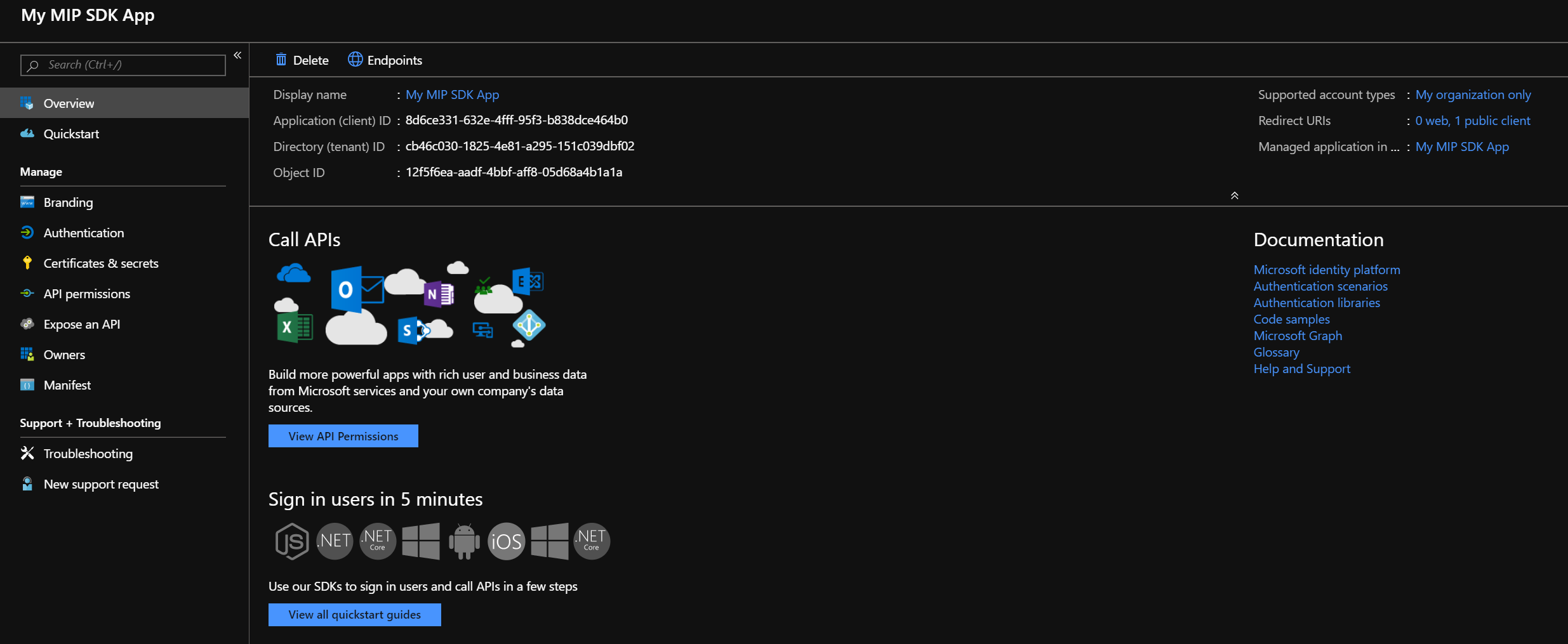 Microsoft Entra app registration
