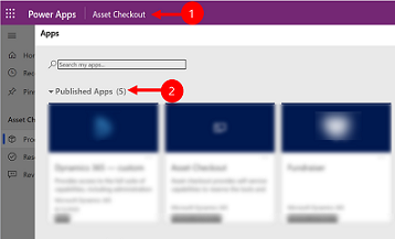 The app-selector menu The app-selector menu.
