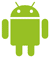 Green Android icon for normal state