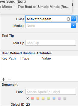 Setting a custom class for a toolbar item Setting a custom class for a toolbar item