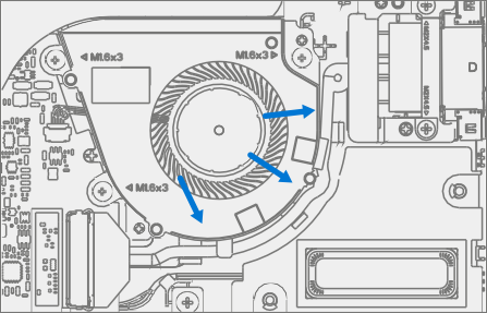 Screenshot that shows removing the Surflink assembly from the D-Bucket.