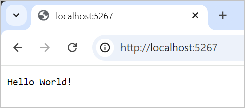 Screenshot of a browser displaying the text output.